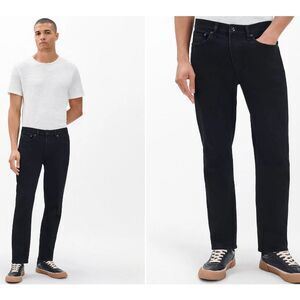 Rag & Bone Standard Issue Fit 1 Skinny Leg Black Jeans Men's Size 33